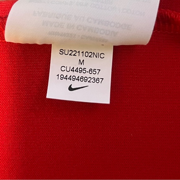 Men’s Nike Tech Joggers CU4495-657 Gymred size med excellent preowned condition - Picture 5 of 6